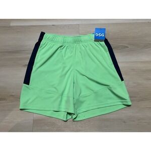 DSG Boys' All Sport Short Size XL Hyper Lime University Navy Youth Kids NWT